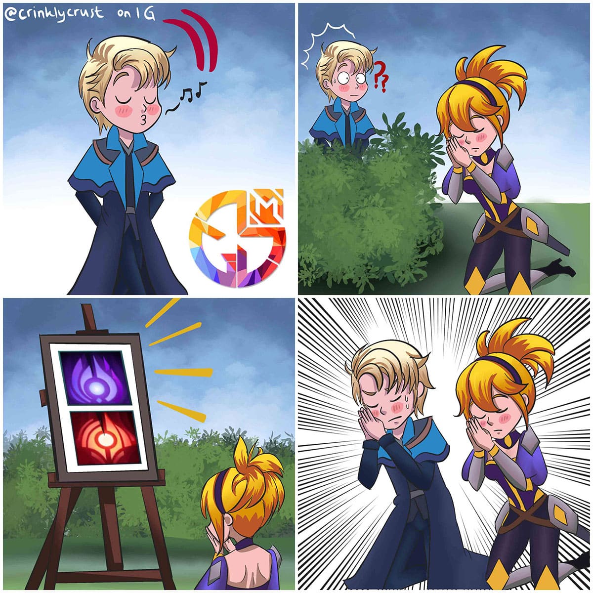 Buff first, skill later MGL Artist: @crinklycrust