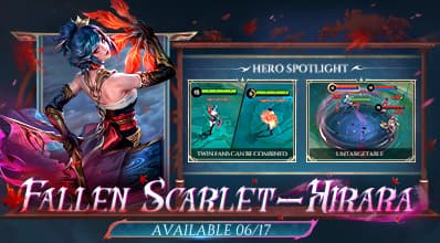 Hero Spotlight | New Hero Hirara | Fallen Scarlet | Mobile Legends: Bang Bang