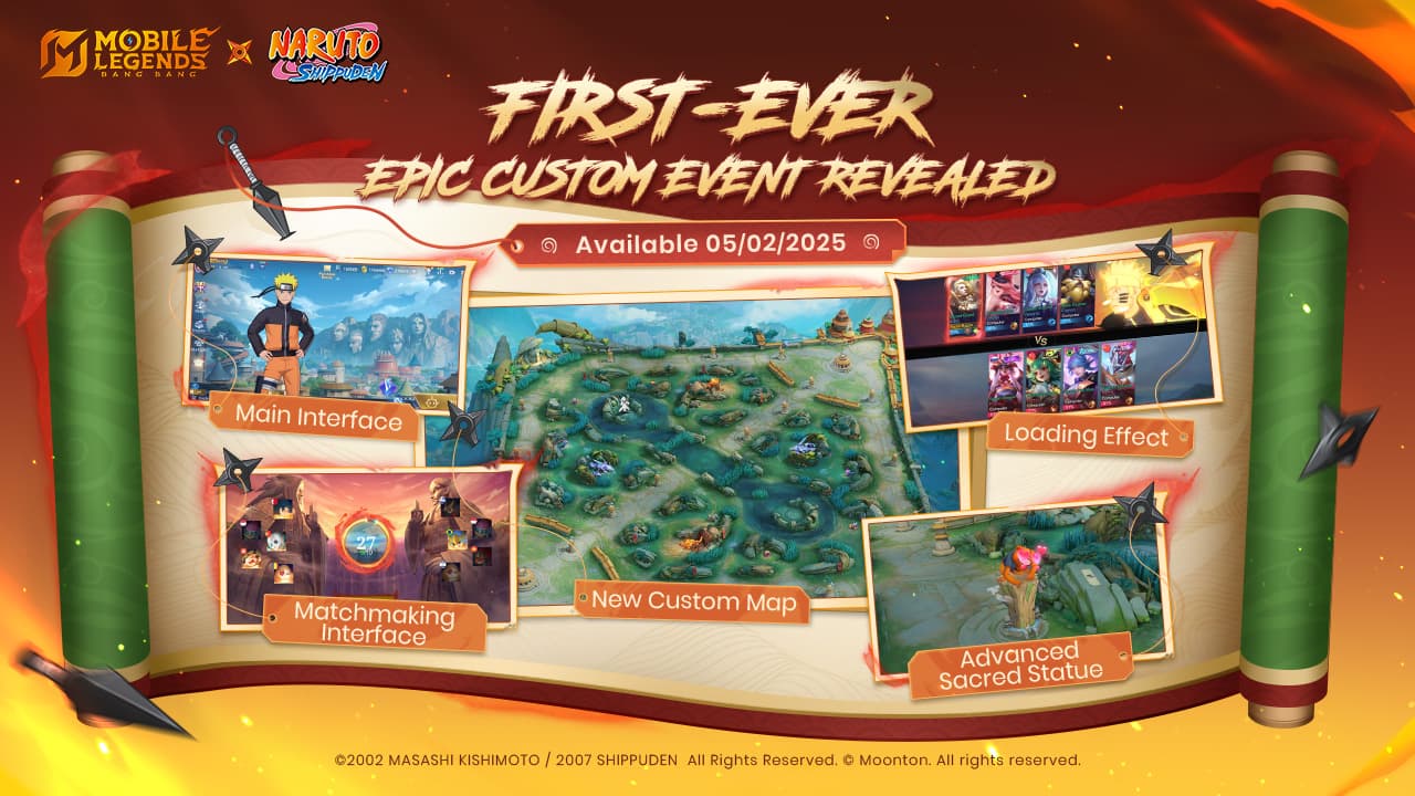 MLBB × NARUTO | Custom Content Preview | Mobile Legends: Bang Bang