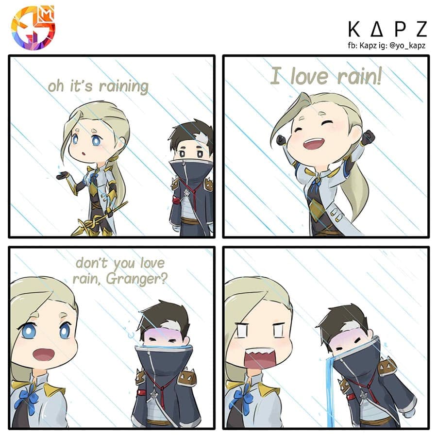It's raining.

MGL Artist: yo_kapz