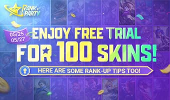 Enjoy Free Trial for 100 Skins!