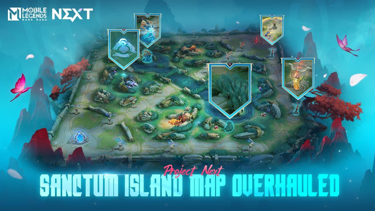 Revamped Sanctum Island Map of Project NEXT 2024