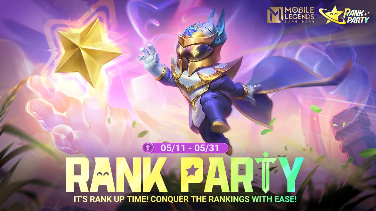 Rank Up Time! Rank Party Battle Privileges & Free Skin | Rank Party